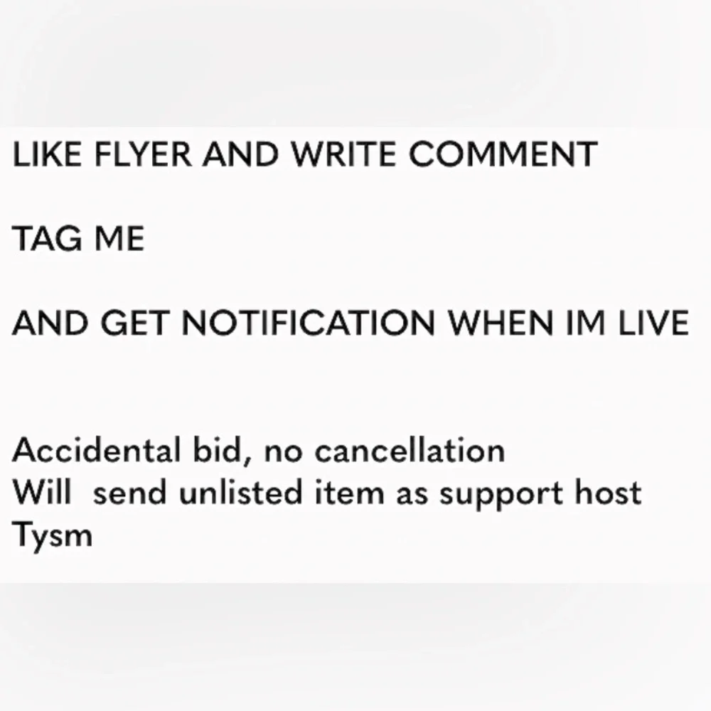 TAG ME FLYER 🏷️ READ - Picture 2 of 3